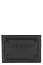Load image into Gallery viewer, Logo detail leather card holder