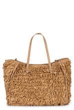 Load image into Gallery viewer, Marcella raffia tote bag