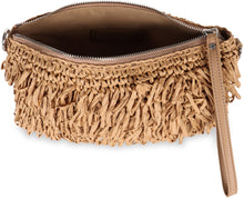 Load image into Gallery viewer, Marcella raffia clutch