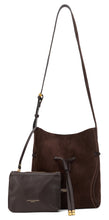 Load image into Gallery viewer, Suede shoulder bag
