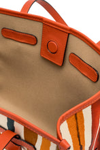 Load image into Gallery viewer, Marcella canvas and leather shopping bag