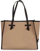 Load image into Gallery viewer, Marcella Herringbone fabric tote