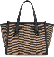 Load image into Gallery viewer, Miss Marcella Herringbone fabric handbag