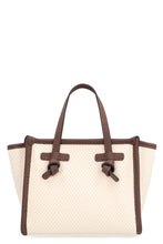 Load image into Gallery viewer, Miss Marcella Herringbone fabric handbag