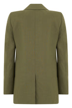 Load image into Gallery viewer, Linen double-breasted jacket