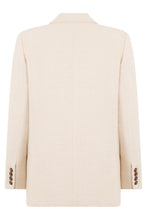 Load image into Gallery viewer, Double-breasted blazer in cotton blend