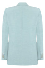 Load image into Gallery viewer, Double-breasted blazer in cotton blend