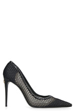 Load image into Gallery viewer, Mesh pointy-toe pumps