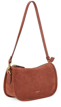 Load image into Gallery viewer, Suede shoulder bag