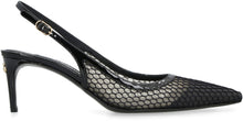 Load image into Gallery viewer, Mesh slingback pumps