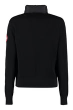 Load image into Gallery viewer, Hybridge knit jacket with padded panel