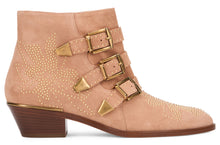 Load image into Gallery viewer, Susan ankle boots in suede with studs