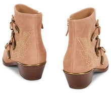 Load image into Gallery viewer, Susan ankle boots in suede with studs