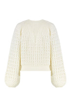 Load image into Gallery viewer, Embroidered cardigan in wool and cashmere