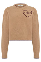 Load image into Gallery viewer, Wool and cashmere sweater with embroidery