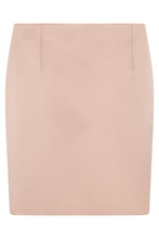 Load image into Gallery viewer, Short Fitted Skirt in Duchesse Satin