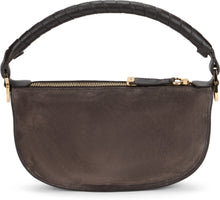 Load image into Gallery viewer, Brown leather bag dark elegant and chic