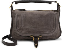 Load image into Gallery viewer, Marcie Shoulder Bag in Suede Leather