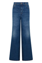 Load image into Gallery viewer, Bell-bottom jeans in cotton
