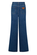 Load image into Gallery viewer, Bell-bottom jeans in cotton