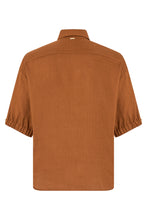 Load image into Gallery viewer, Short sleeve shirt in blended linen