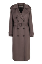 Load image into Gallery viewer, Wool trench coat