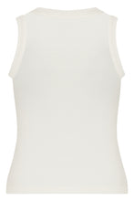 Load image into Gallery viewer, Ribbed tank top with rhinestones