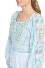 Load image into Gallery viewer, Chelie embroidered cotton mini dress