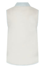 Load image into Gallery viewer, Sleeveless silk blouse