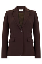 Load image into Gallery viewer, Single-breasted blazer in cady