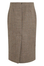 Load image into Gallery viewer, Knee-length fitted dress in wool