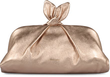 Load image into Gallery viewer, Bow Tie leather clutch