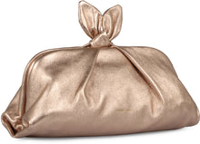 Load image into Gallery viewer, Bow Tie leather clutch