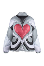 Load image into Gallery viewer, Puff Khris Heart down jacket