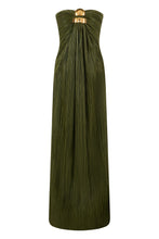 Load image into Gallery viewer, Long dress without straps pleated