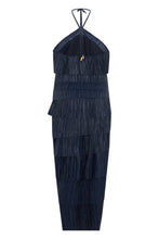 Load image into Gallery viewer, Pleated fabric midi dress