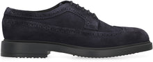 Load image into Gallery viewer, Suede lace-up shoes