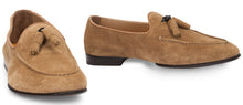 Load image into Gallery viewer, Suede loafers with napa