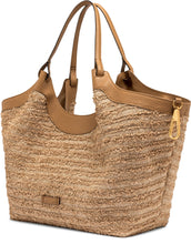 Load image into Gallery viewer, Dua woven straw tote