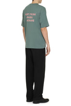 Load image into Gallery viewer, Slogan cotton crew-neck T-shirt