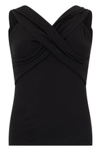 Load image into Gallery viewer, Sleeveless Top with Cross Draping
