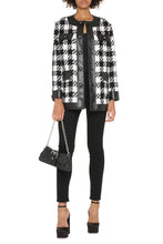 Load image into Gallery viewer, Houndstooth wool jacket