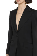 Load image into Gallery viewer, Wool single-breasted blazer