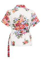 Load image into Gallery viewer, Floral silk shirt