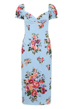 Load image into Gallery viewer, Floral silk dress