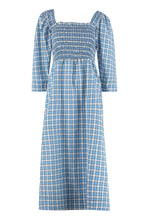 Load image into Gallery viewer, Checked midi dress