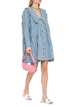 Load image into Gallery viewer, Checked cotton shirtdress