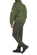 Load image into Gallery viewer, Zip and snap button fastening down jacket