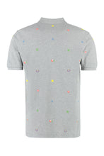 Load image into Gallery viewer, Embroidered cotton piqué polo shirt