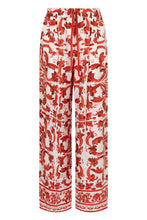 Load image into Gallery viewer, Printed silk pants